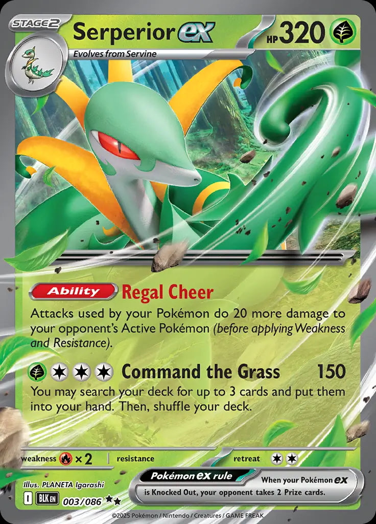 Black Bolt Serperior EX #3/86